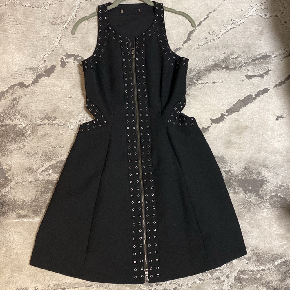 Bcbgmaxazria black jenn fit flare dress - Picture 5 of 5